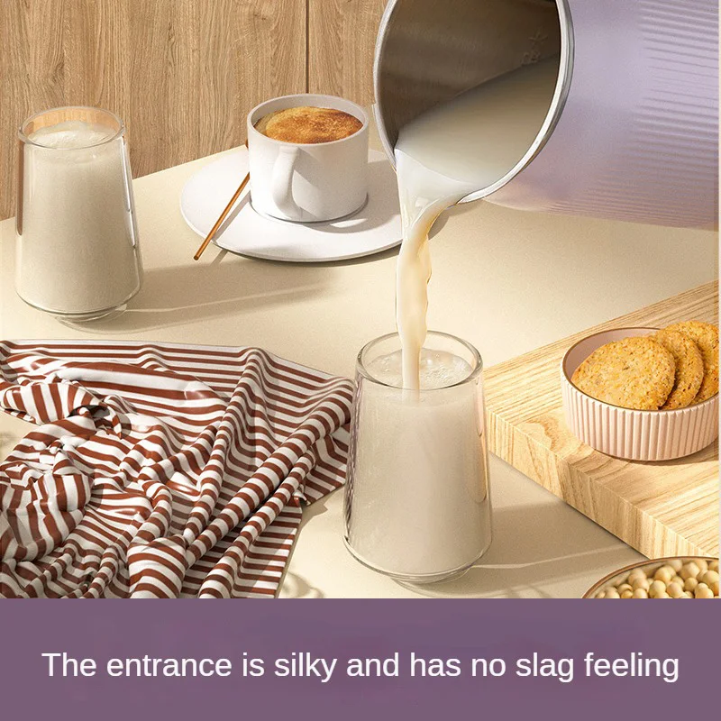 Automatic Heating Cooking Blender Nut Soya Household Mini Fruit Juice Soybean Milk Making Machine Maker