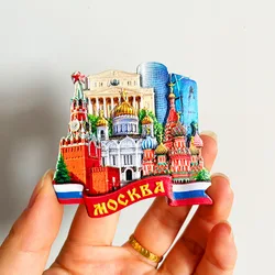 3D Mosca Russia Frigo Magnetico Viaggio Sticker Souvenir, Casa & Cucina Decorazione Mosca Russia frigorifero magnete