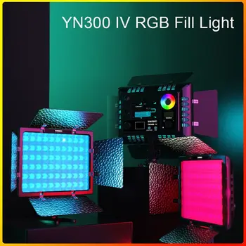 Yongnuo YN300 IV YN-300 IV RGB LED Video Light 3200k-5500K RGB Full-Color Camera Photo Lighting for Studio Video detail image