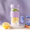 Funda de silicona morada de 480 ml