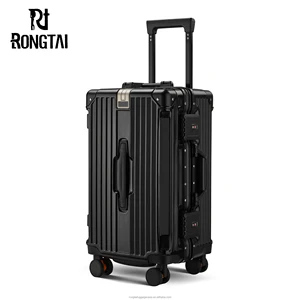 Wholesale Custom ABS PC Rolling Trolley Suitcase Light Weight Travel Luggage with Spinner Caster Airline Approved
