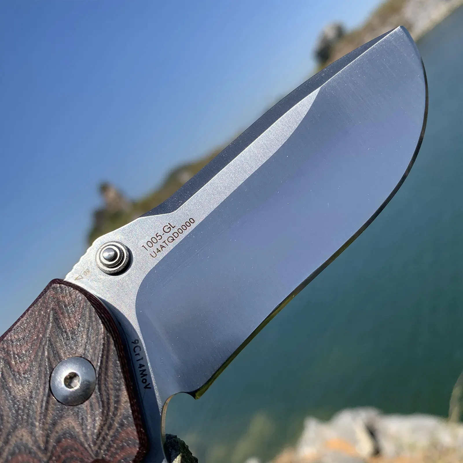 SANRENMU 1005 EDC Outdoor Survival Camping Pocket Folding Knife