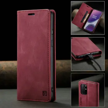 1+8 T Case For Oneplus 8T Back Cover for Xiaomi 10T Pro Cover Phone Case Leather Wallet Phone Cover Leather Mobile Case