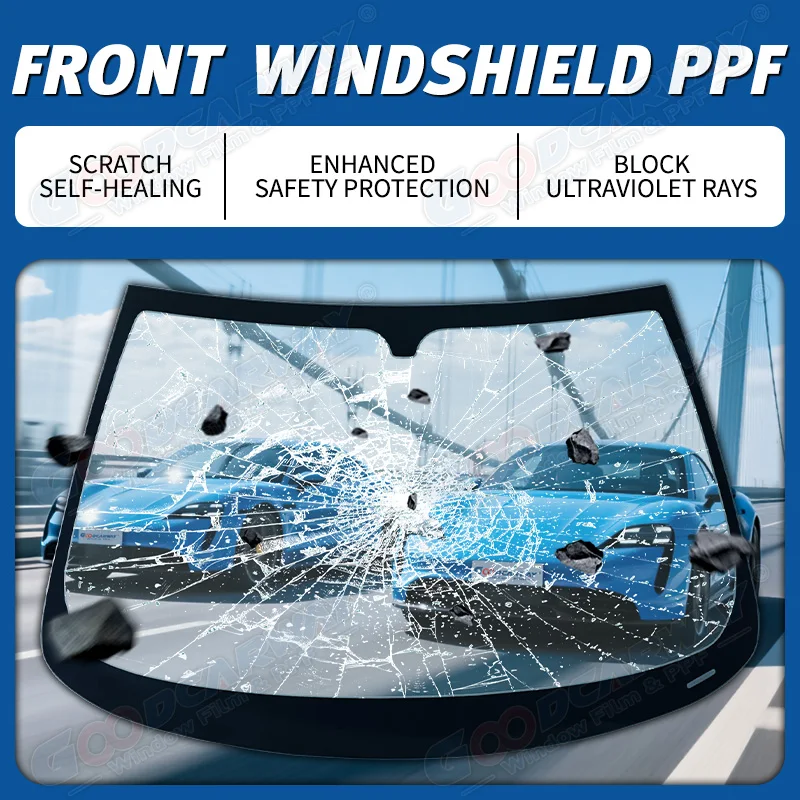 7.5mil Car Paint Protection Film with VLT 70% High IR Rejection 97% and 99% UV Rejection for Windshield