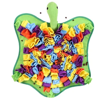 New Arrival Pet Sniffing Pad Toy Turtle Sniffing Pad Hidden Food Puzzle Decompression Interactive Dog Training Play Pad