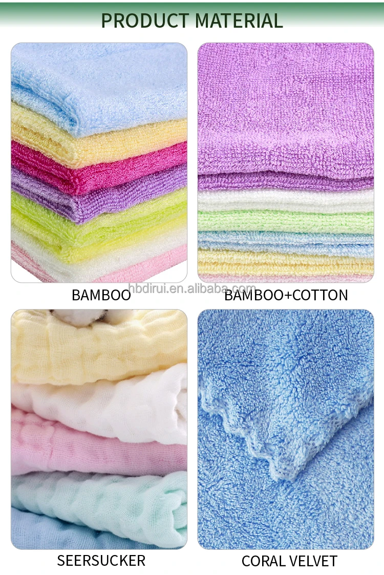 Eco 100 Organic White Cream Bamboo Washable Face Cloth 30cm Baby Towel