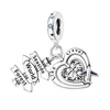 pendente d'amore con segno della terra in argento.Otc1472-aereo