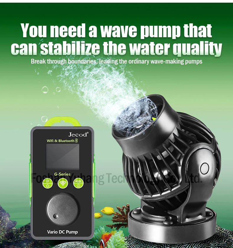 Jecod 2026 GOW Series Modern Desktop Smart Eco-Friendly Plastic Wireless Bluetooth/WiFi Variable-Frequency Aquarium Box product detail 5
