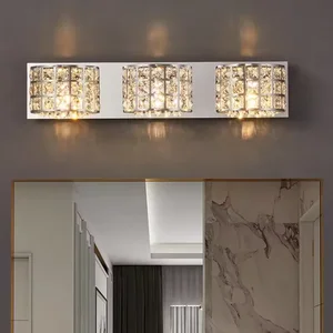 Indoor Personality Mirror Lights Led Modern Makeup Crystal Vanity Lighting for Bathroom
