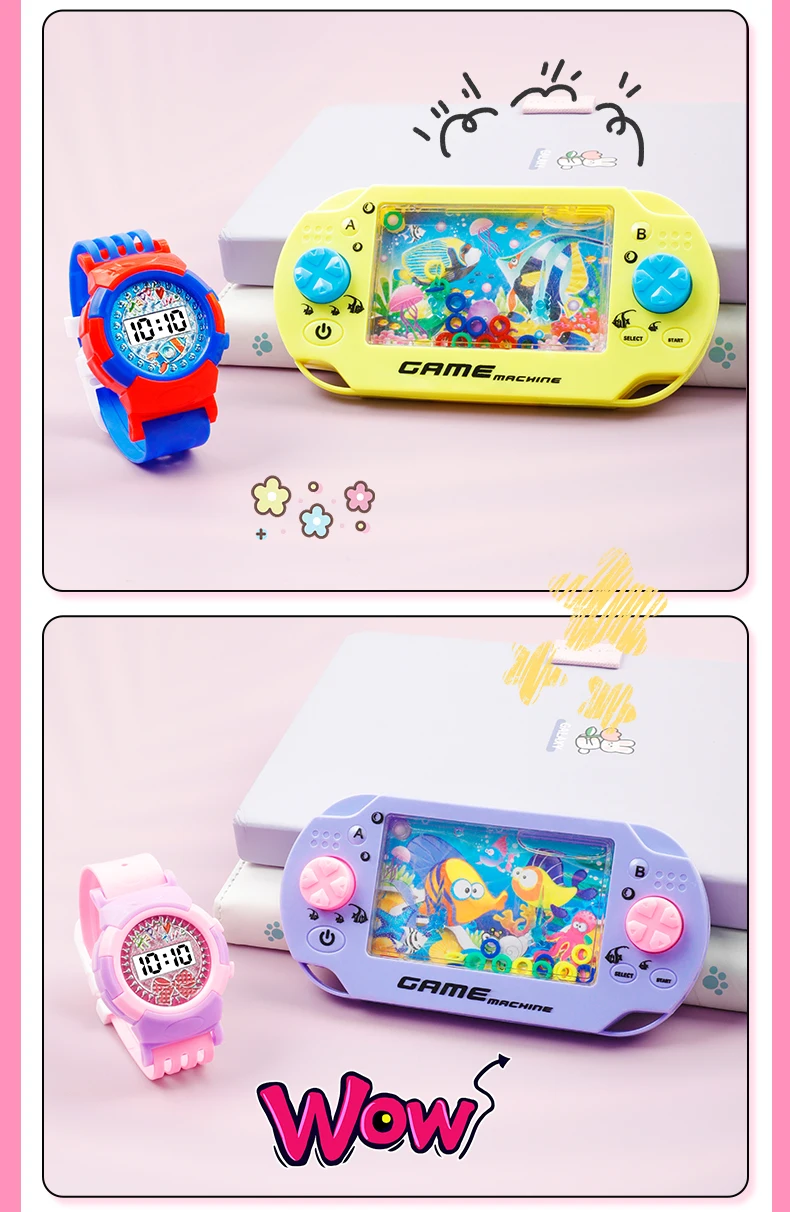 Gift Wrist Watch Baby Children Watch For Girls Boys Game Console