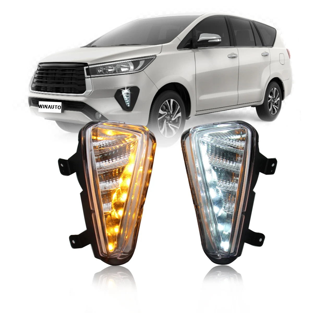 Led Bulb Innova WINAUTO 12V LED Taillights Rear Headlight Taillight for Toyota INNOVA ...