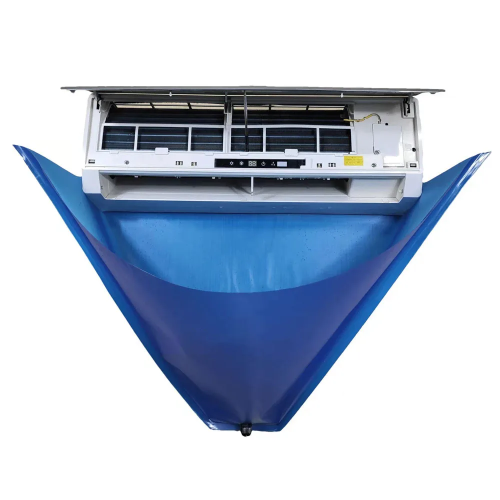 Waterproof Air Conditioner Part Cleaning Cover With Water Pipes