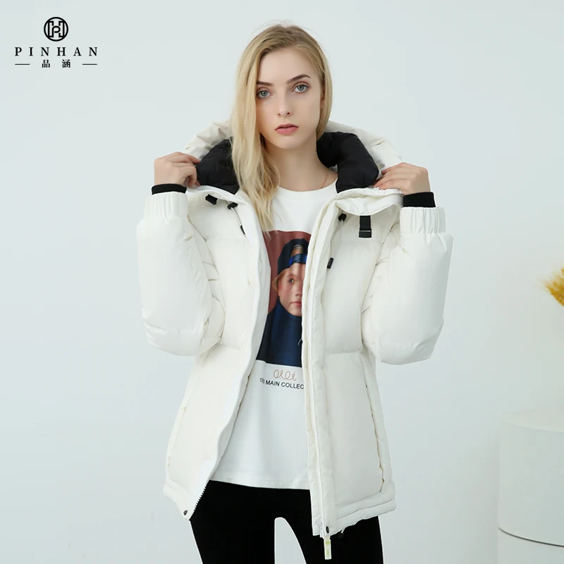 puffer coats packable mid length jacket