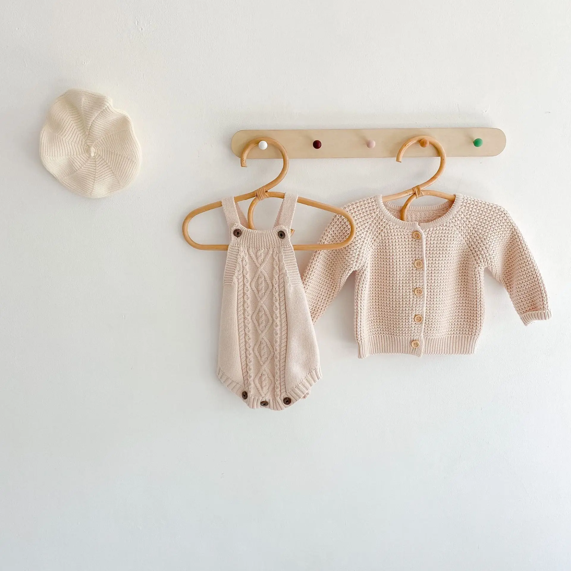 Комплект одежды для новорожденных, Детское пальто, однотонное милое однотонное Сетчатое вязаное пальто, одежда для новорожденных с длинным рукавом