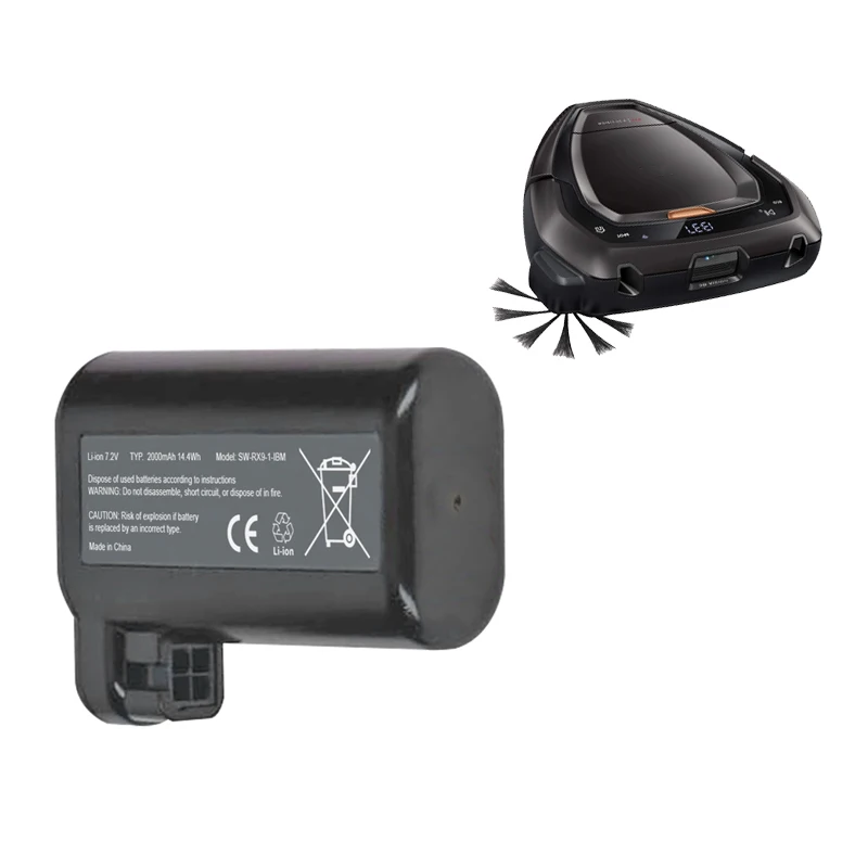 Vhbw Batteria Compatibile Per Robot AEG – 2 Pezzi – 2000mAh 7.2V Li-Ion Per RX9, RX8-1 E Altri