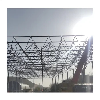 Large Span Space Frame Steel Structure Gas Station professional design
