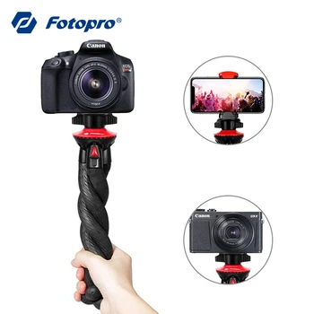 Fotopro Popular Product Universal Portable Flexible Vlogger Photography Dslr Camera Octopus Tripod