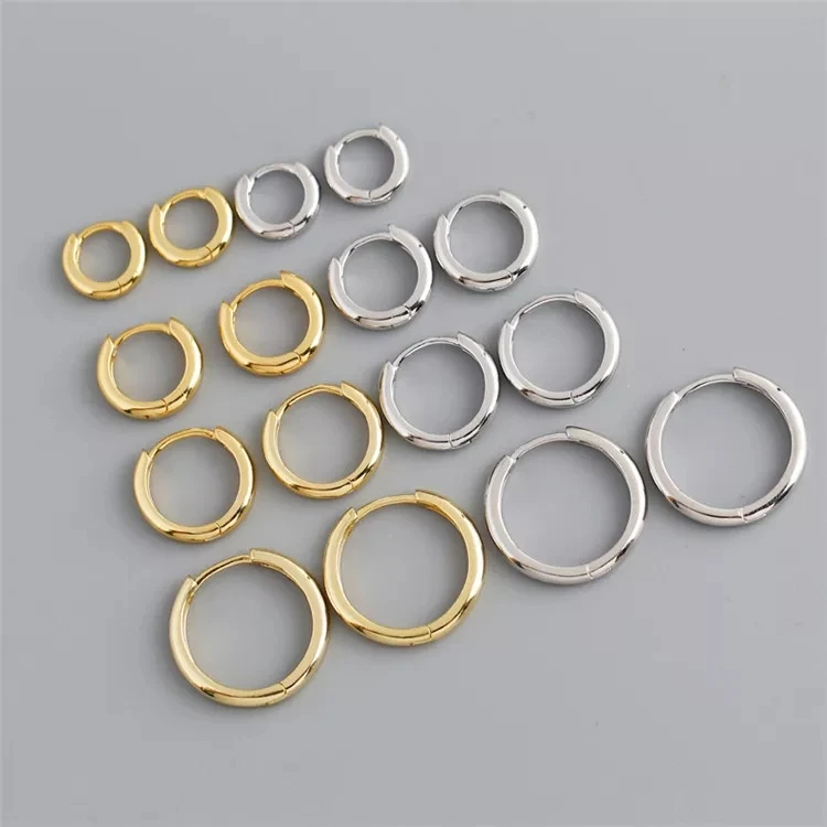 20pairs 20*18mm plated gold 925 sterling