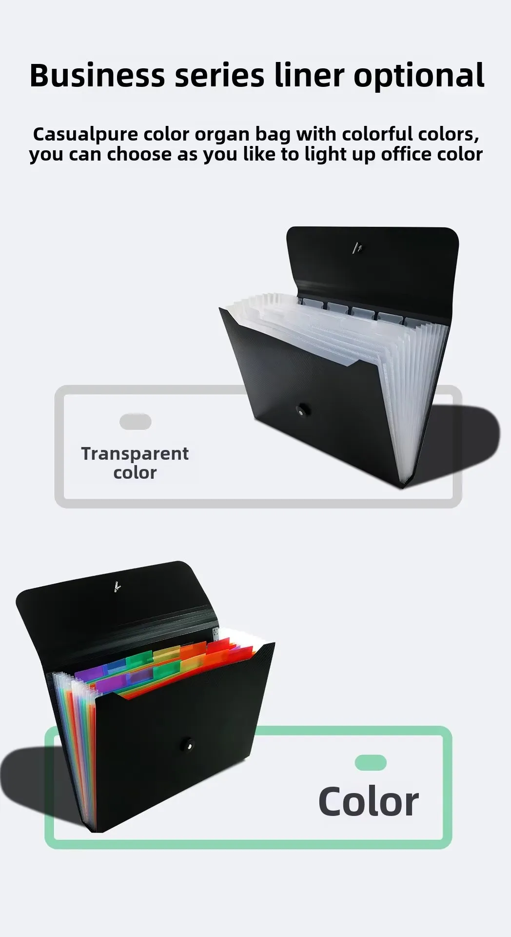 Expanding Accordion File Folder Sorting Documents Custom 13 Pockets ...
