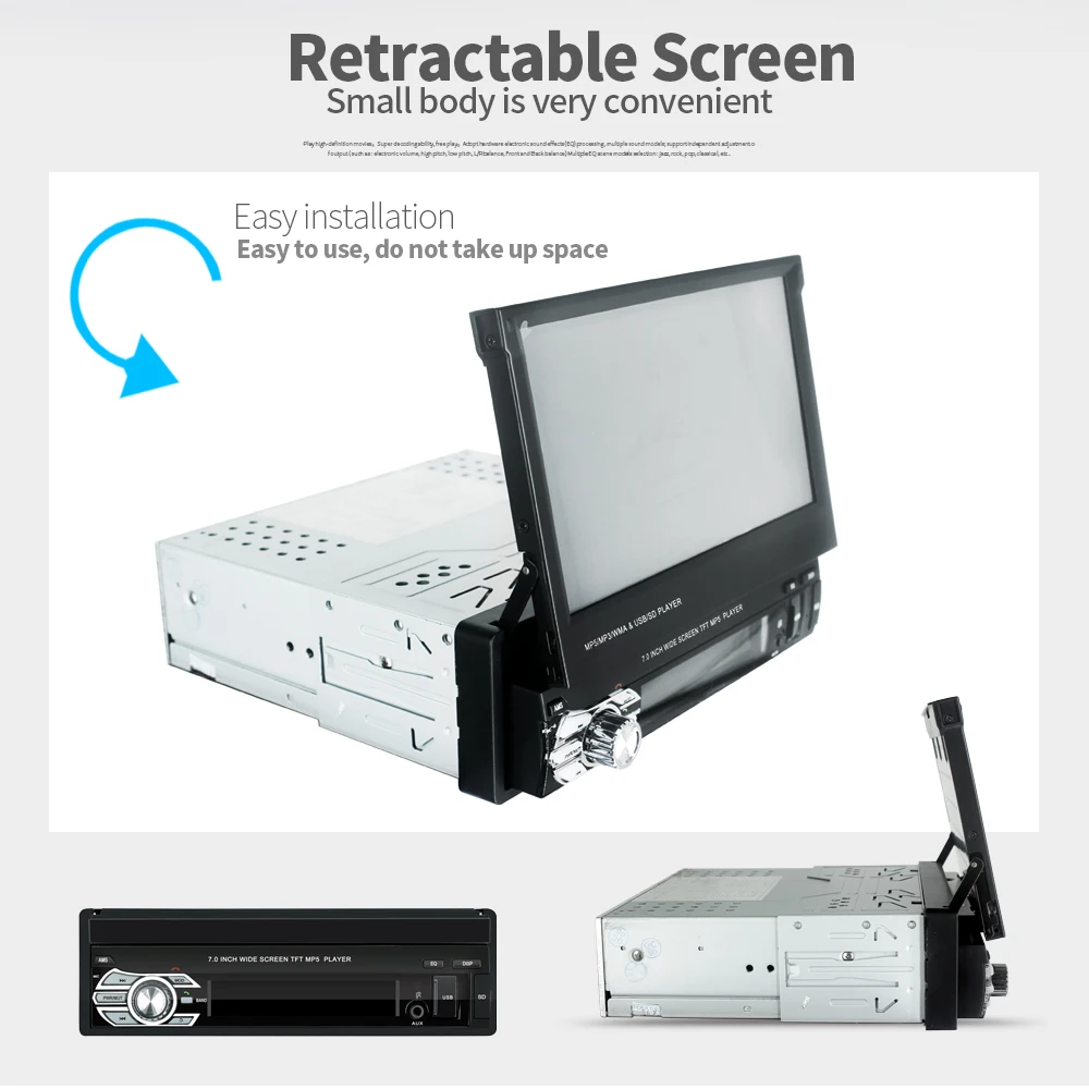 Auto 7inch MP5 Player User Manual Car Radio