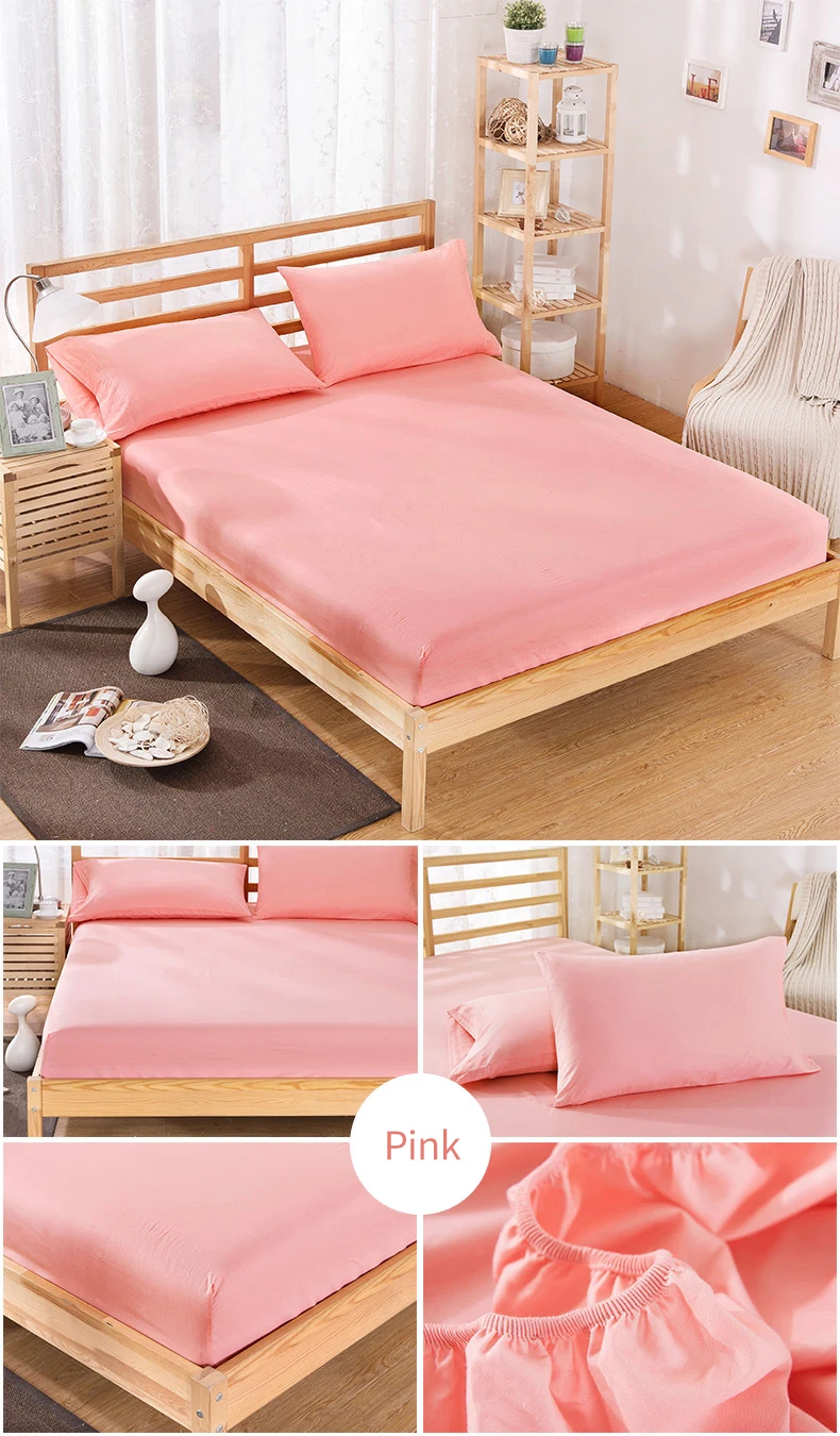 Factory Price Bed Cover Bedding Bedsheet Plain Dyed Bed Sheet Buy