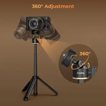 SMALLRIG Mini Tripod for Camera Vlogging Travel Tripod Desk Tripod Stand detail image