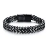 High Polised Black Plated SS-12mm