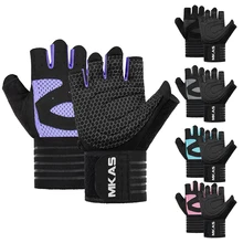 MKAS Custom Logo Sport Hand Sports Gym Gloves Gym Workout Fitness For Women Men Weight Lifting Gloves
