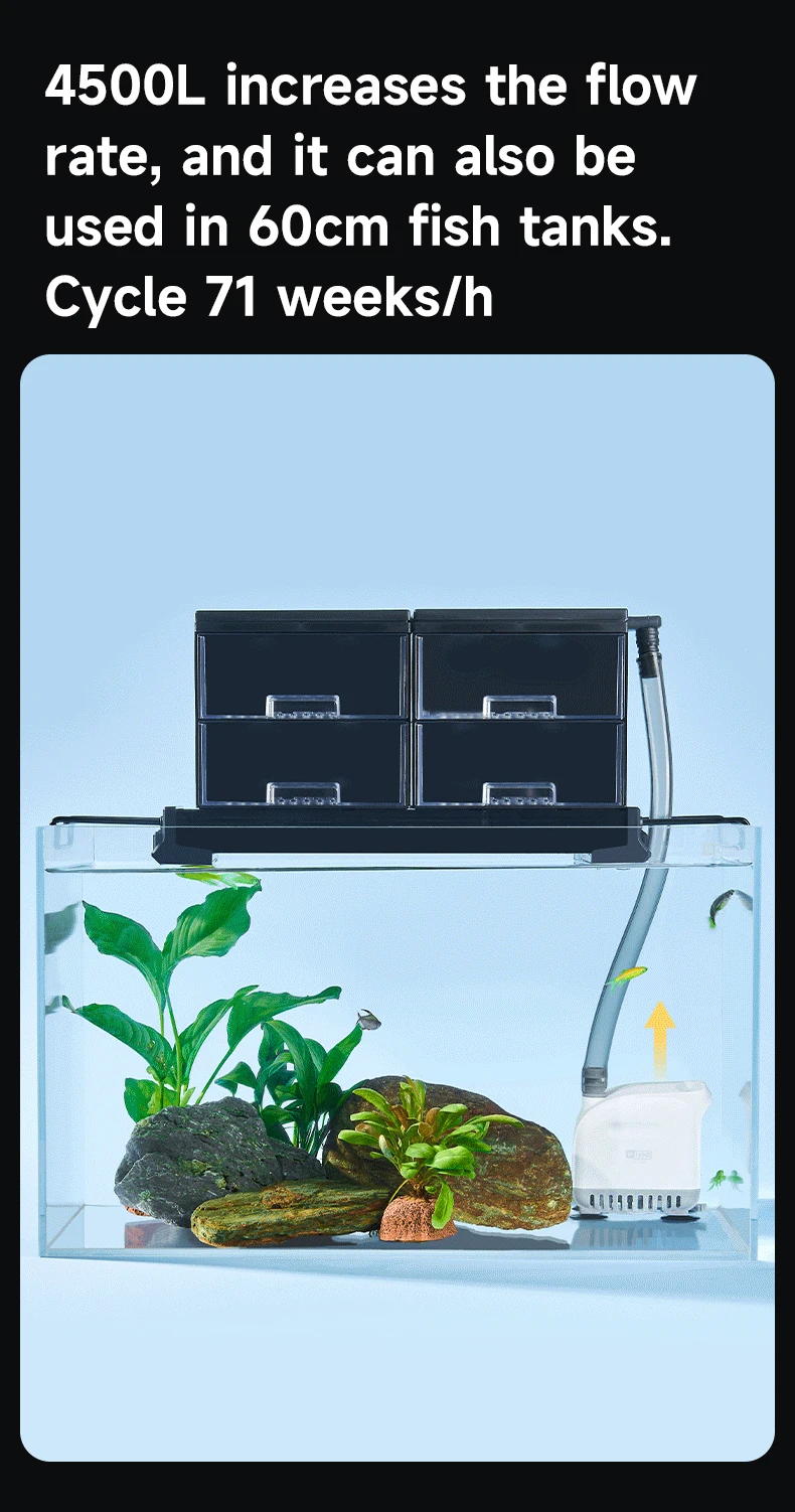 YEE Factory Wholesale Submersible Aquarium Water Pump Fish tank High Pressure Silent Water Pump for Aquarium Fish Farming product detail 3