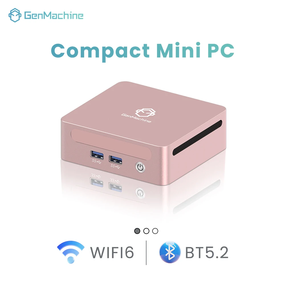 Genmachine Mini PC with AMD Ryzen 7 4700U - Win 11 Gaming