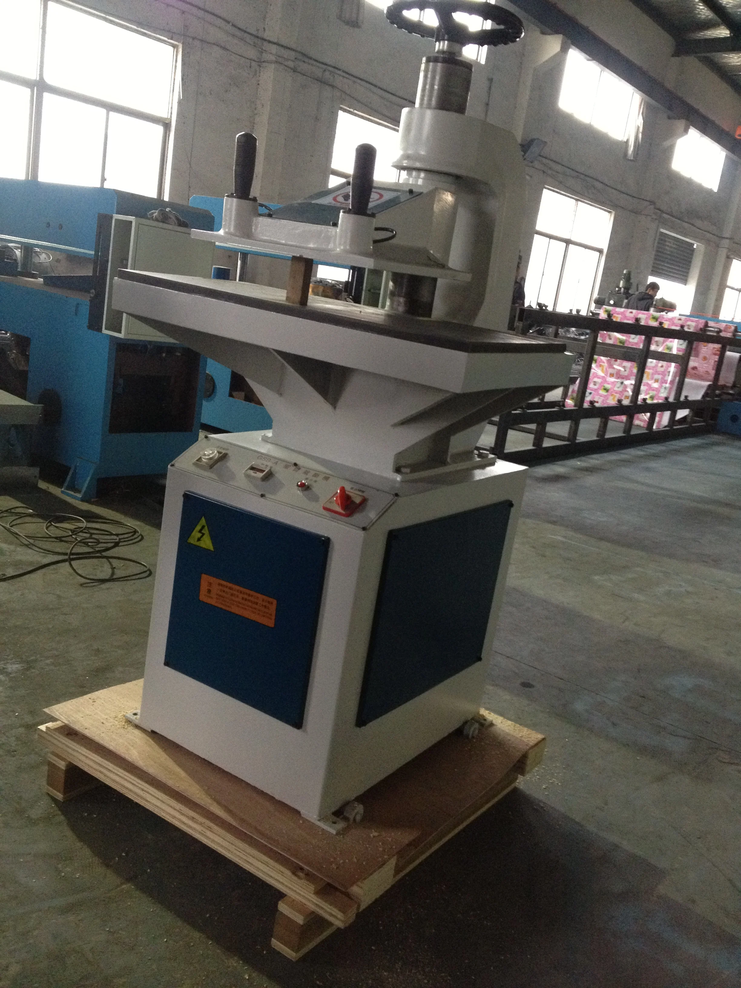 12 Ton Hydraulic Swing Arm Clicker Press Leather Fabric Shoe Making Die ...
