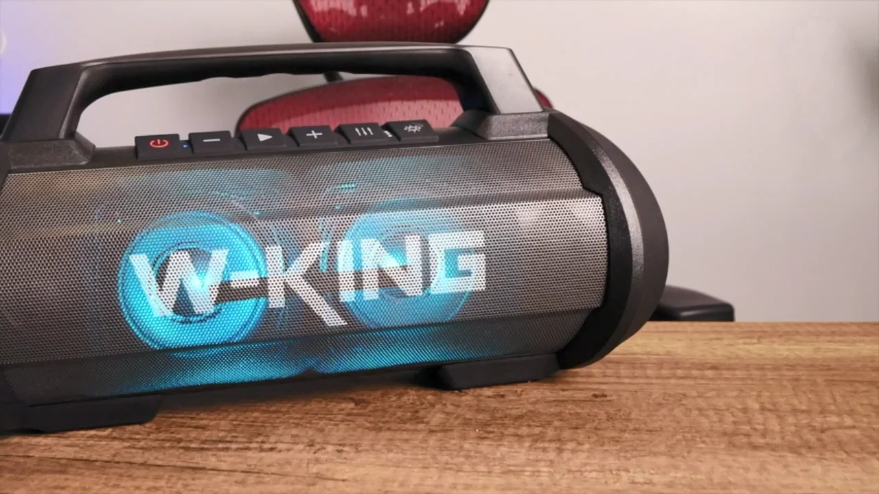 オリジナルW-KING D10防水カラオケワイヤレスBluetoothスピーカーLED