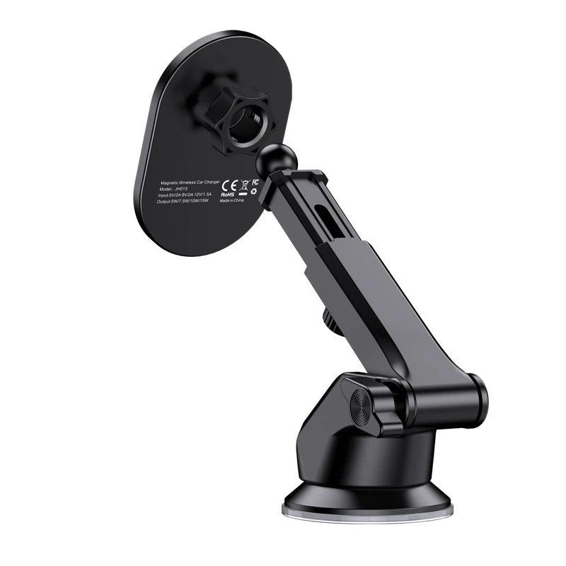 JOKADE Popular Super Stable Wireless Magnetic Charging Telescopic Holder Adjustable Smart Chip for All Phones