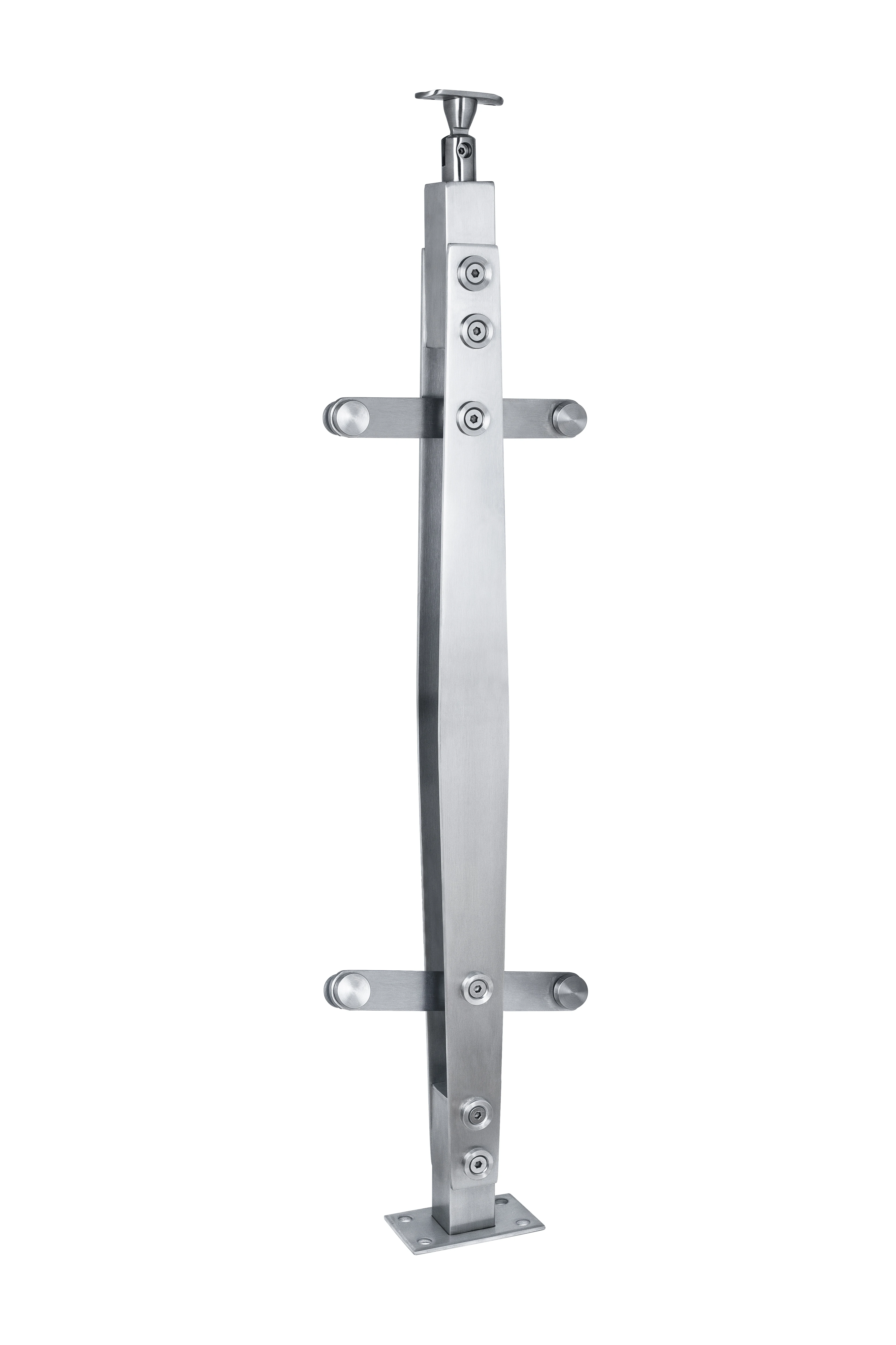 Easy Installation Steel Railing Designs for Front Porch Prefabricated Railings Glass Handrail
