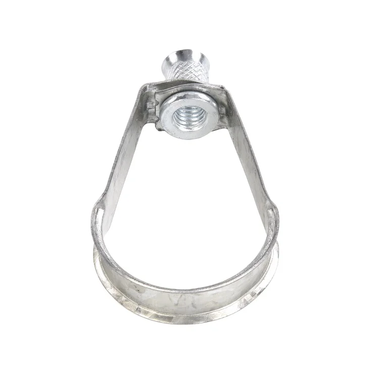 Guangdong manufacturer M10 high quality 1 1/4" steel loop hanger tube clamp