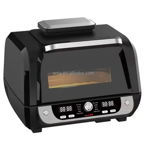 Kitchen Appliances Home Smart 6l 12 in 1 Oil Free Fryer Observation Window Power Xl Air Flyer Fryer Grill Electric Digital