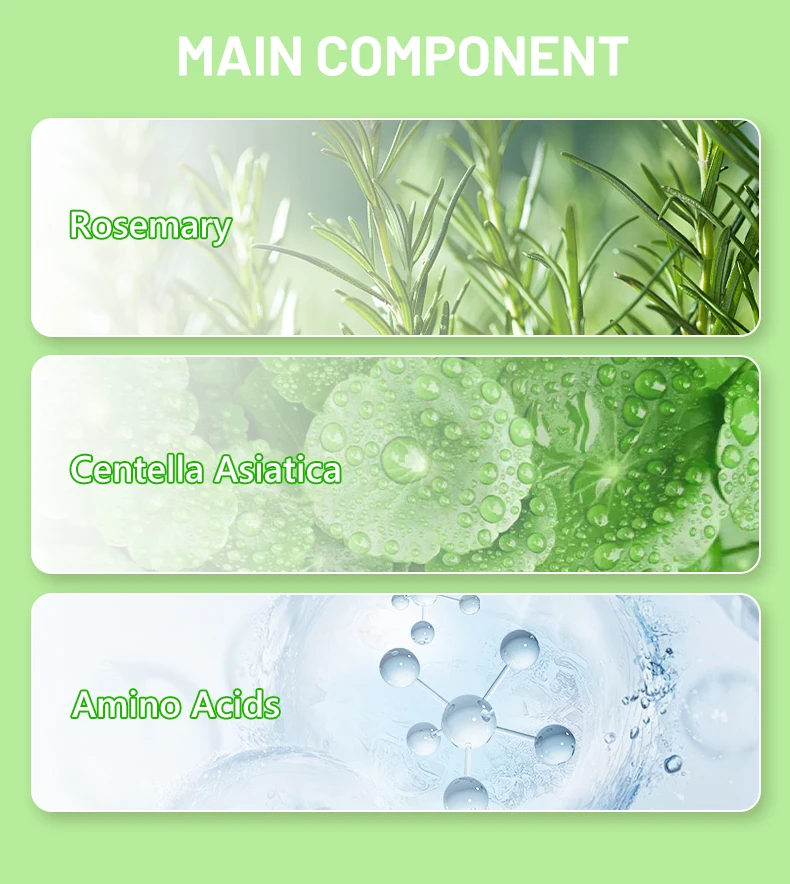 Disaar Rosemary & Centella Face Cleans Wash Deep Cleans Pore Moisturizing Face Repair Acne Oil Control Face Wash for Women