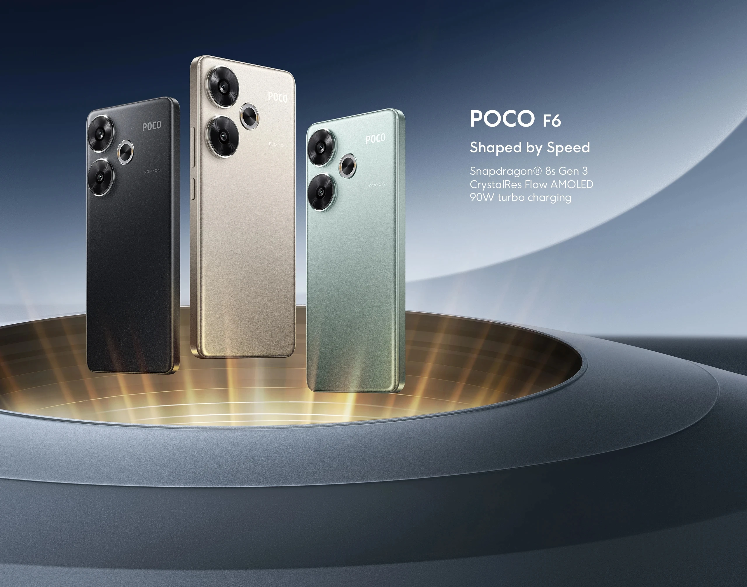 POCO F6 256GB/512GB Android 14 Akıllı Telefon, 5G, 120Hz Ekran