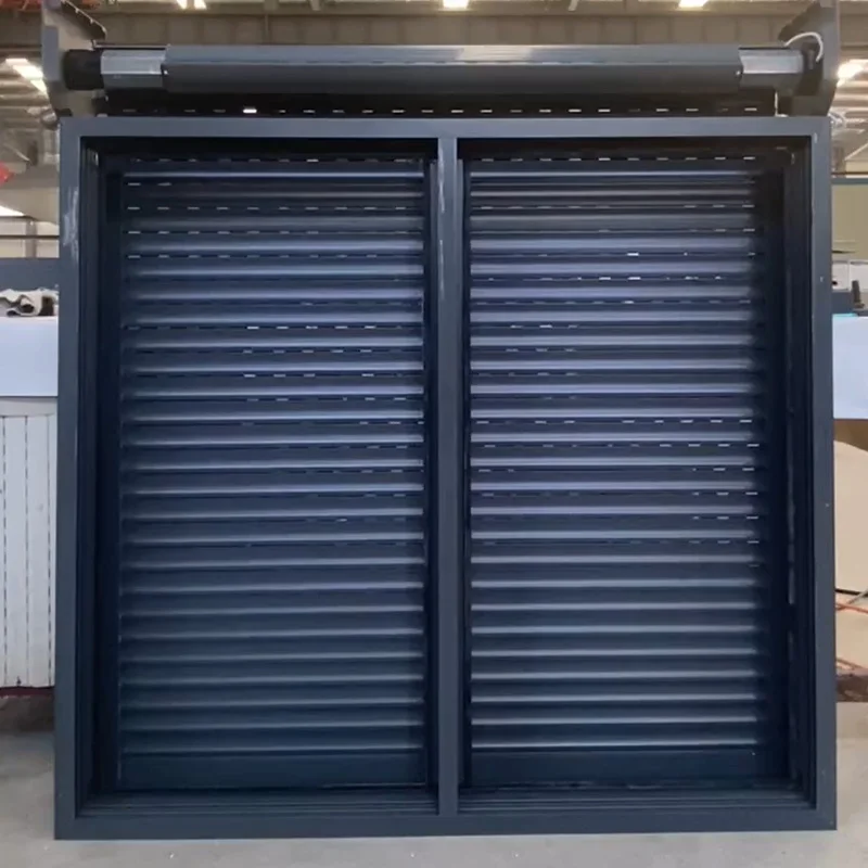 Automatic Security Aluminium Metal Rolling Roll Up Shutter Window, Hurricane Storm Aluminum Sound Proof Roller Shutters supplier