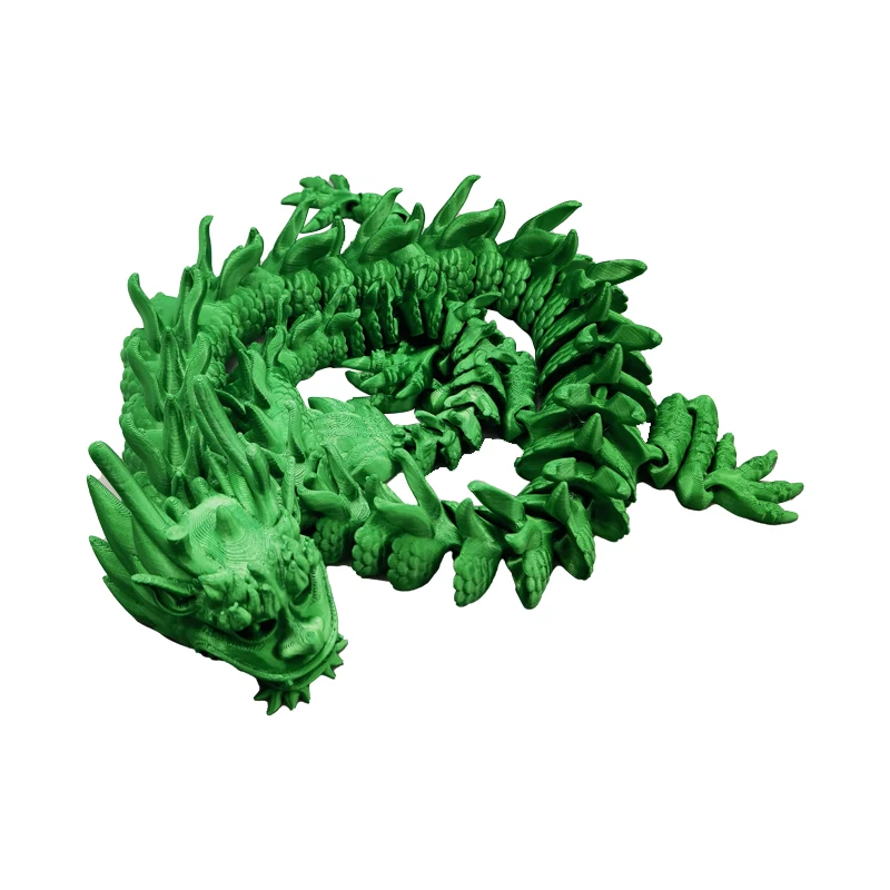 High Quality Articulated Fidget Dragon Toys  3D Printed Chinese Dragon Customized Service For Children