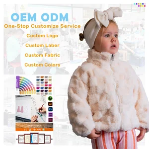 Autumn and Winter Girls Casual Plush Down Coat Thick Zipper Collar High Neck Solid Cotton Jacket