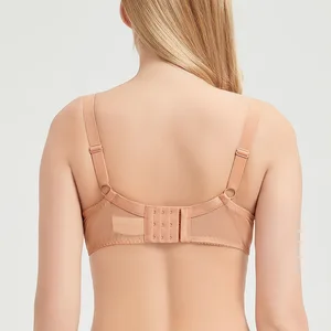 European American Large Size Bra Women's Lace Bra  Intimates for Fat MM Silk Thin Style for Big Breasts