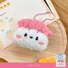 Stuffed sushi small pendant - pink