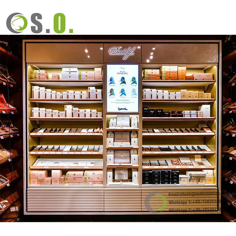 High Quality Wooden Cigar Room Display Furniture - Walk in Humidor ...