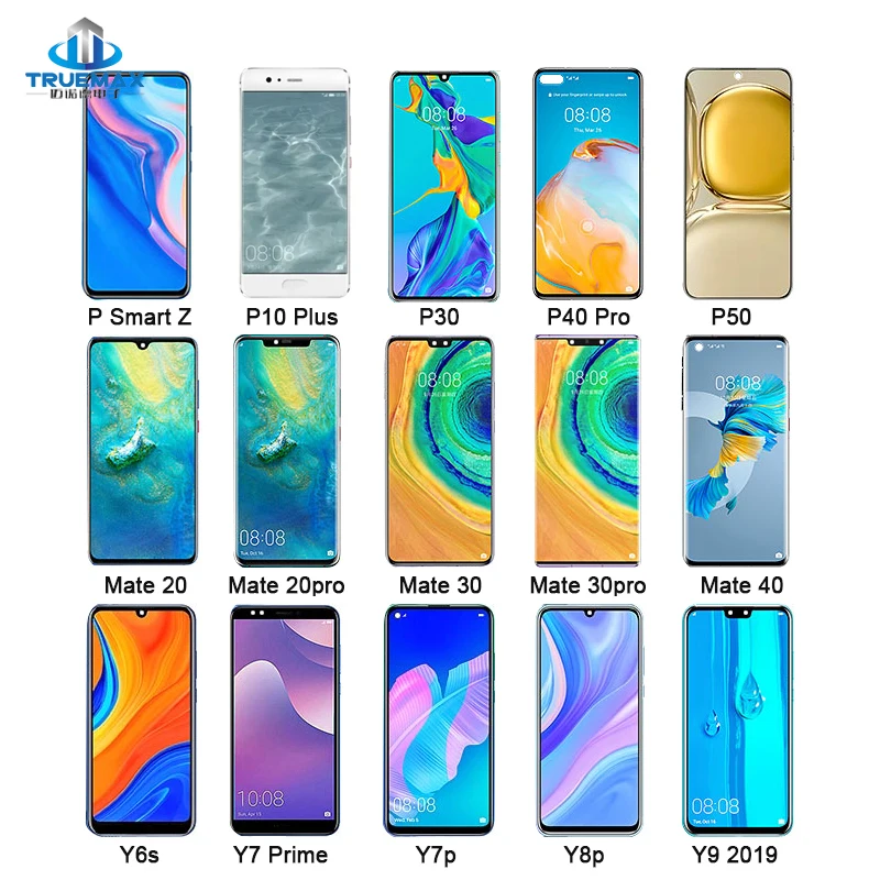 Lcd Display for Hauwei Mate 20 P30 Pro P20 Lite Y9 Prime 2019 Y7 2019 Y6 Ii Lcds for Honor 9x Pro 20 Led Panel Screen Monitors