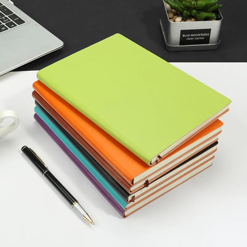 Soft Cover Pu Leather Notebook Factory Custom A5 Notebook Printing ...