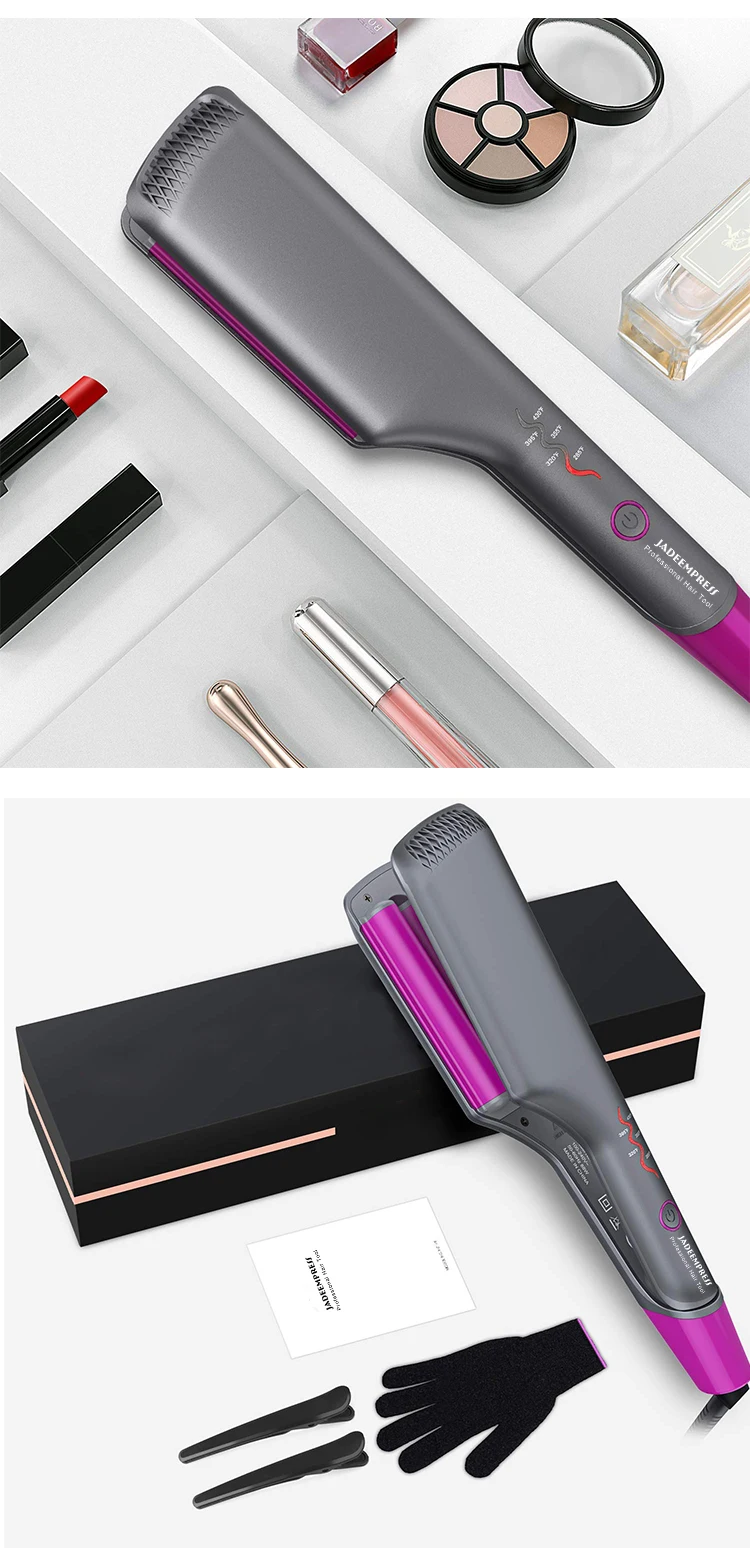 Jadeempress Tools Crimps Waver 3 Barrel Crimp Crimping Hot Tool Deep