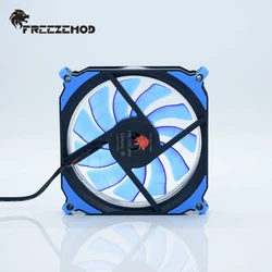 Freezemod 120 мм светодиодный вентилятор для компьютера DC 12V 4П + 3pin 50CFM кулер вентилятор корпуса ПК. FAN-RS12