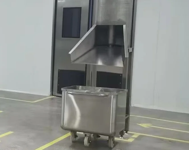 Halal stainless steel 200L meat transport truck, suitable for slaughterhouse or deboning line