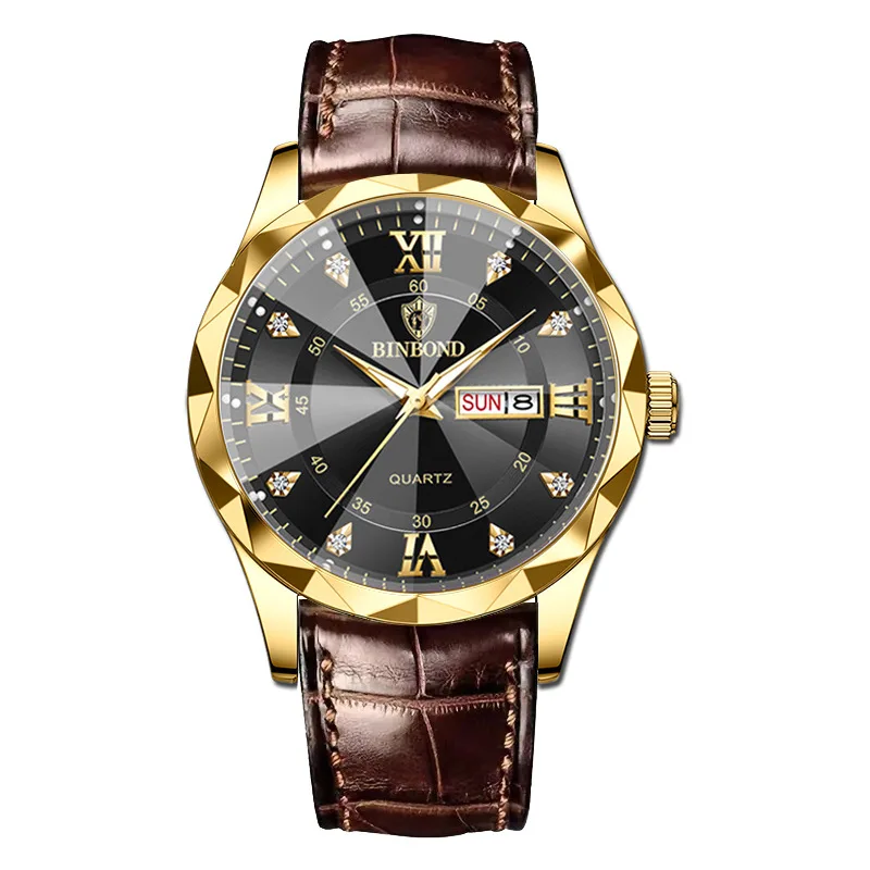 Binbond 2521 B2521 Model Luxury Sport Business Retro Korean Style Quartz Wristwatch Simp aperçu 14